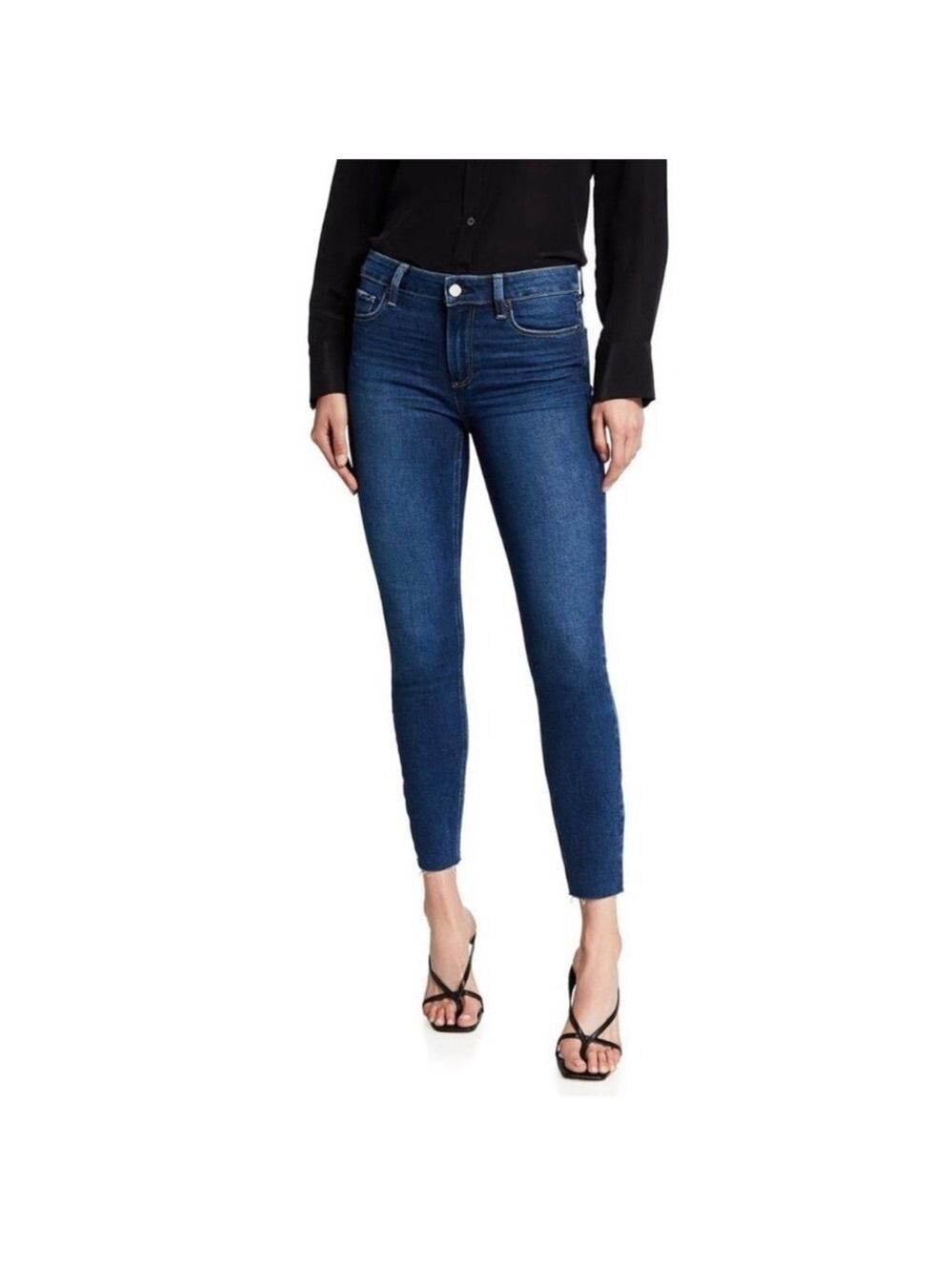 Paige Verdugo Ankle Jeans Blue Size 27 Women Country Western Cowgirl
